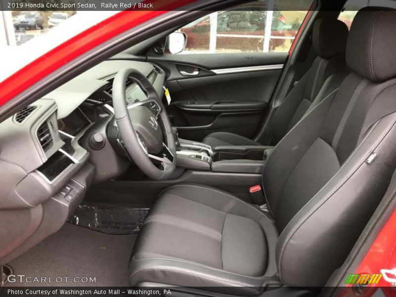 Rallye Red / Black 2019 Honda Civic Sport Sedan