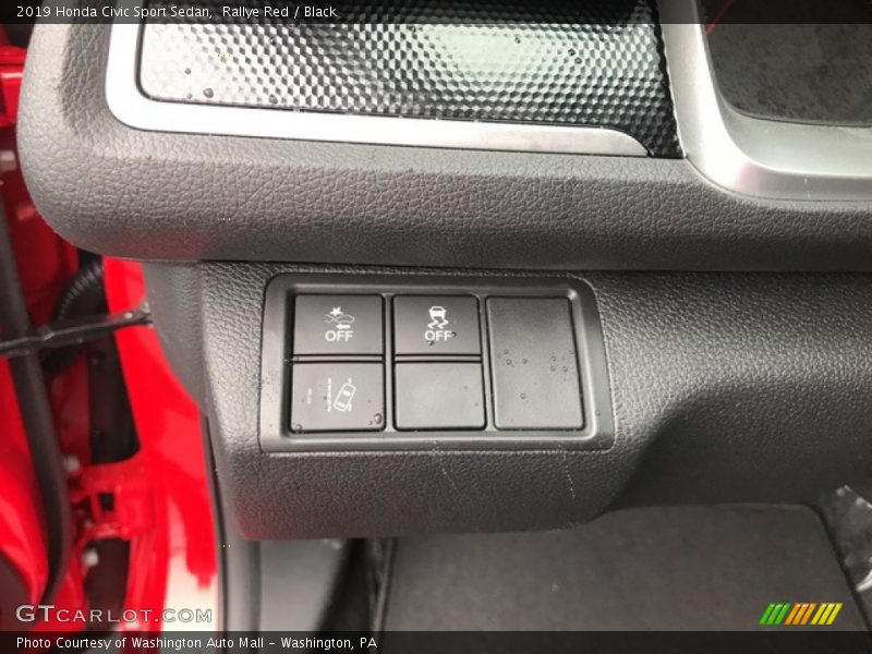 Rallye Red / Black 2019 Honda Civic Sport Sedan