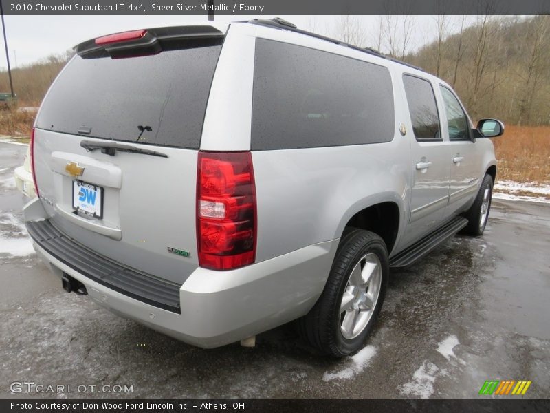 Sheer Silver Metallic / Ebony 2010 Chevrolet Suburban LT 4x4