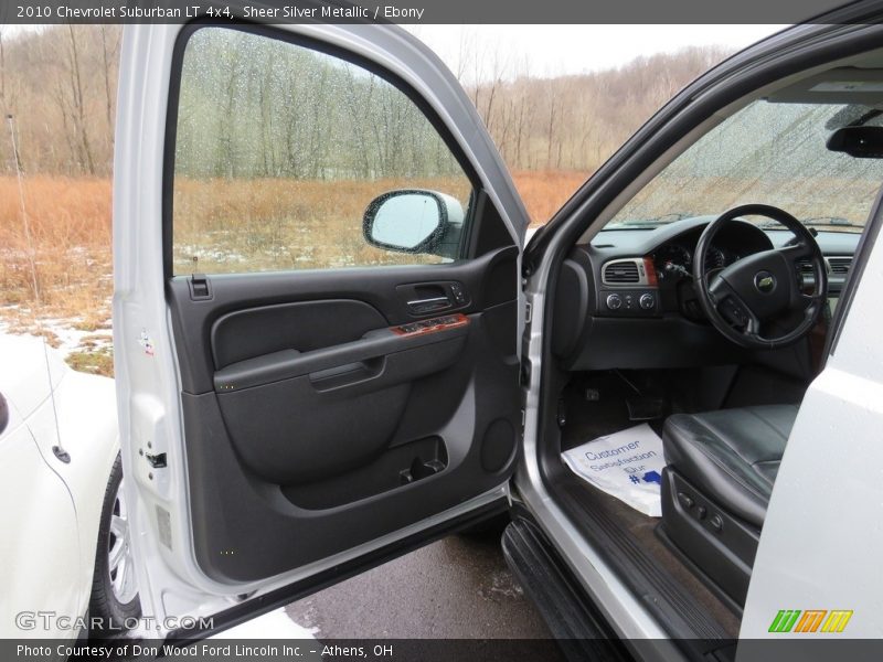 Sheer Silver Metallic / Ebony 2010 Chevrolet Suburban LT 4x4