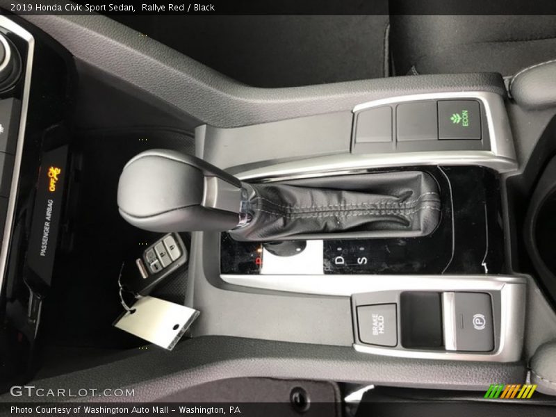 Rallye Red / Black 2019 Honda Civic Sport Sedan