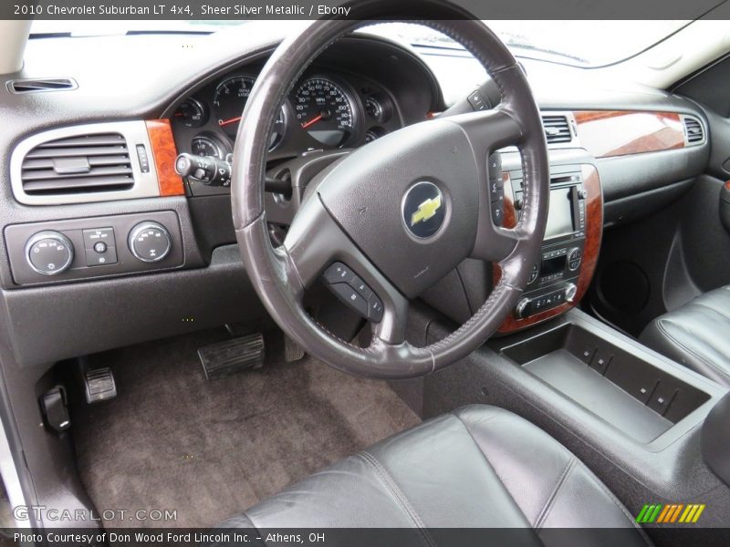Sheer Silver Metallic / Ebony 2010 Chevrolet Suburban LT 4x4