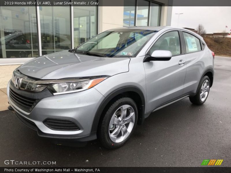 Lunar Silver Metallic / Gray 2019 Honda HR-V LX AWD