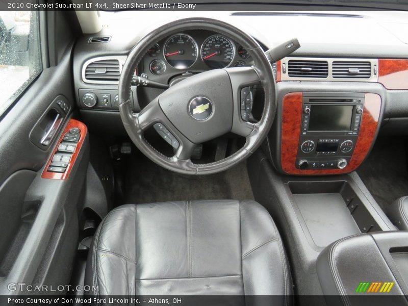 Sheer Silver Metallic / Ebony 2010 Chevrolet Suburban LT 4x4