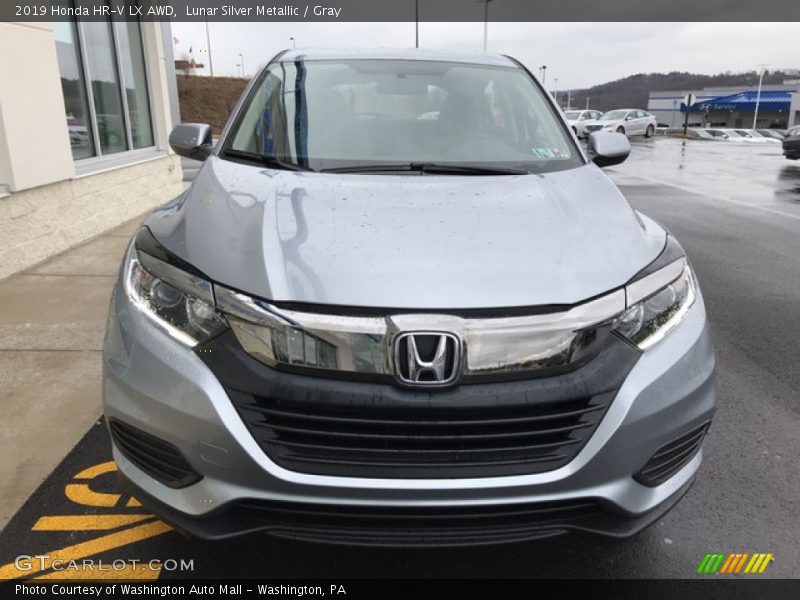 Lunar Silver Metallic / Gray 2019 Honda HR-V LX AWD