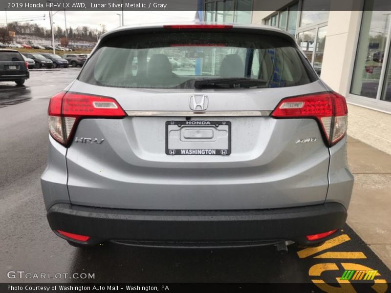 Lunar Silver Metallic / Gray 2019 Honda HR-V LX AWD