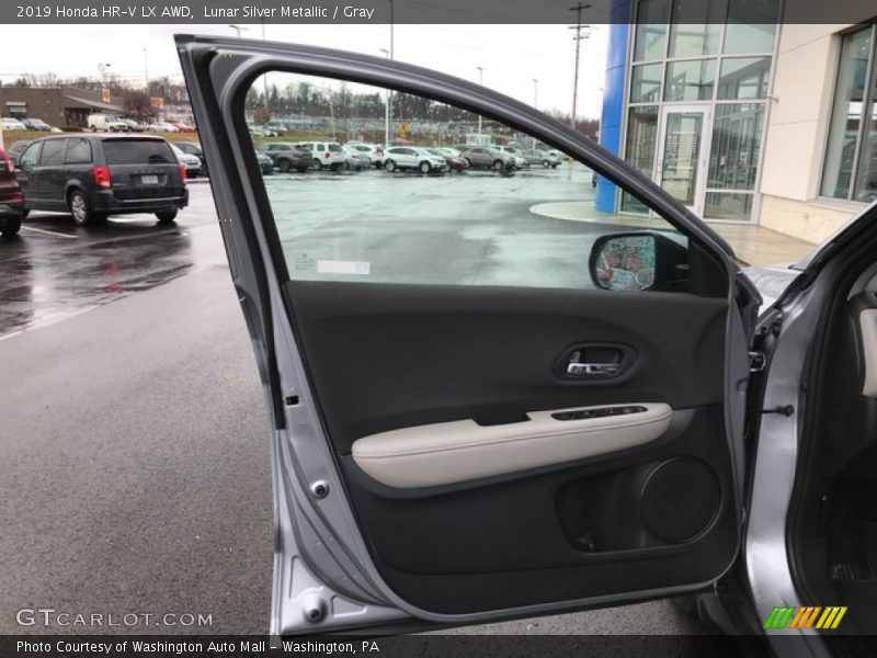 Lunar Silver Metallic / Gray 2019 Honda HR-V LX AWD