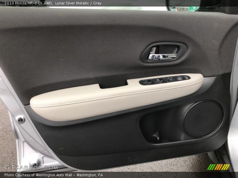 Lunar Silver Metallic / Gray 2019 Honda HR-V LX AWD