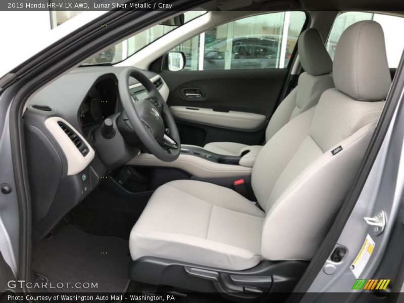 Lunar Silver Metallic / Gray 2019 Honda HR-V LX AWD