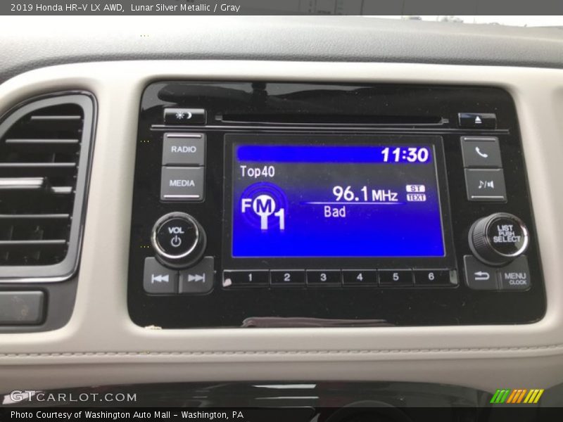 Lunar Silver Metallic / Gray 2019 Honda HR-V LX AWD