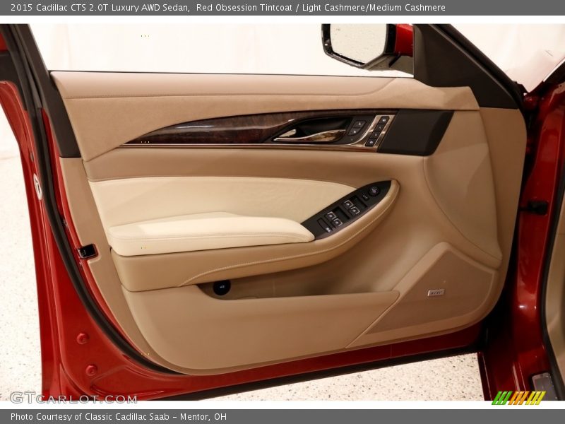 Red Obsession Tintcoat / Light Cashmere/Medium Cashmere 2015 Cadillac CTS 2.0T Luxury AWD Sedan