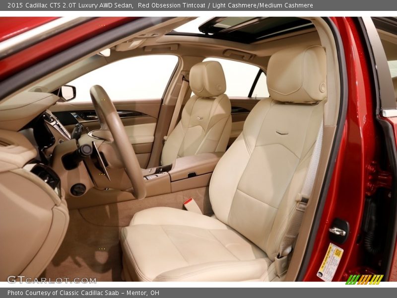 Red Obsession Tintcoat / Light Cashmere/Medium Cashmere 2015 Cadillac CTS 2.0T Luxury AWD Sedan
