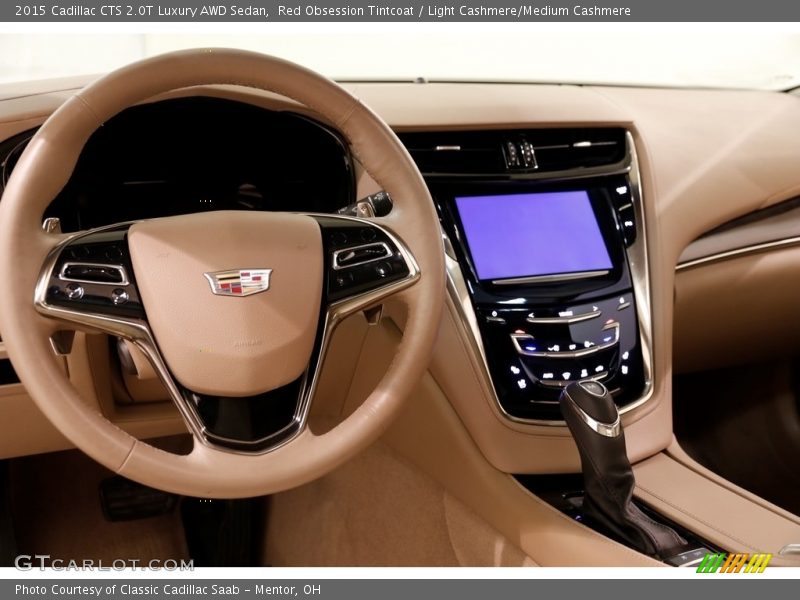 Red Obsession Tintcoat / Light Cashmere/Medium Cashmere 2015 Cadillac CTS 2.0T Luxury AWD Sedan