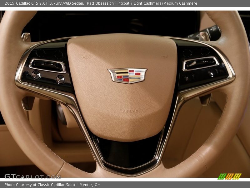 Red Obsession Tintcoat / Light Cashmere/Medium Cashmere 2015 Cadillac CTS 2.0T Luxury AWD Sedan