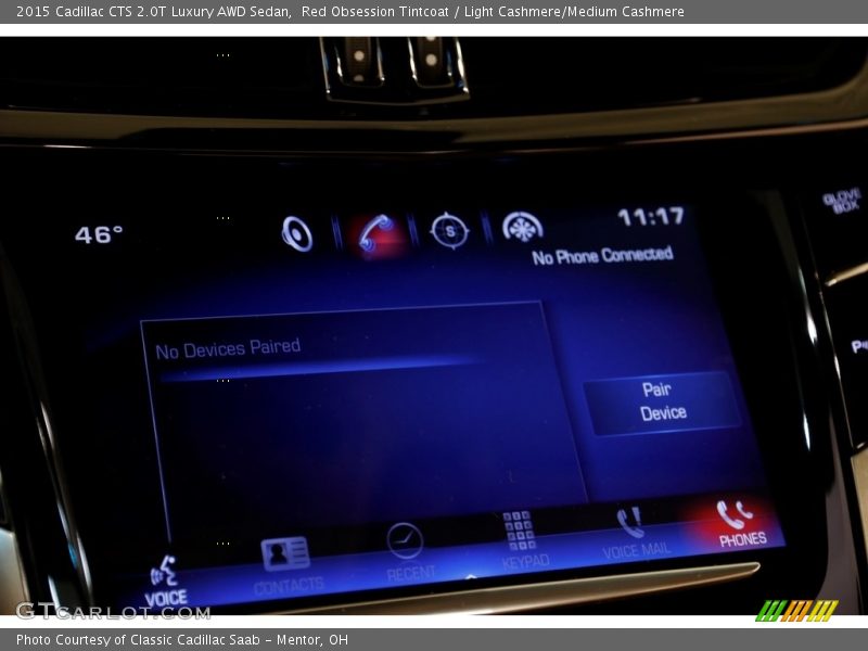Red Obsession Tintcoat / Light Cashmere/Medium Cashmere 2015 Cadillac CTS 2.0T Luxury AWD Sedan
