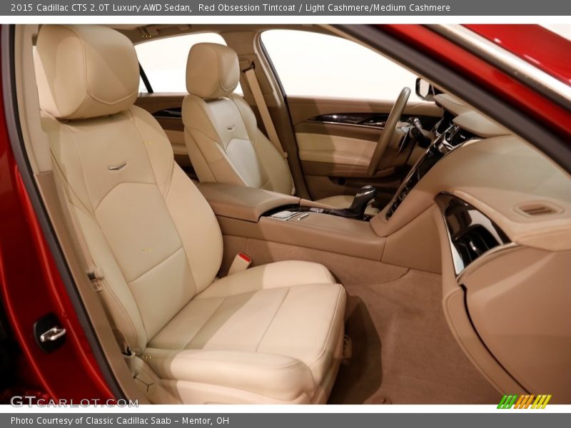 Red Obsession Tintcoat / Light Cashmere/Medium Cashmere 2015 Cadillac CTS 2.0T Luxury AWD Sedan