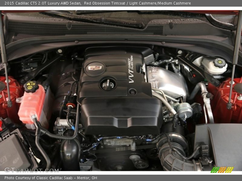 Red Obsession Tintcoat / Light Cashmere/Medium Cashmere 2015 Cadillac CTS 2.0T Luxury AWD Sedan