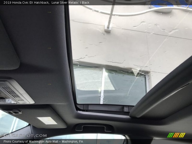 Lunar Silver Metallic / Black 2019 Honda Civic EX Hatchback