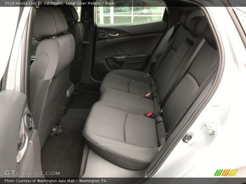 Lunar Silver Metallic / Black 2019 Honda Civic EX Hatchback