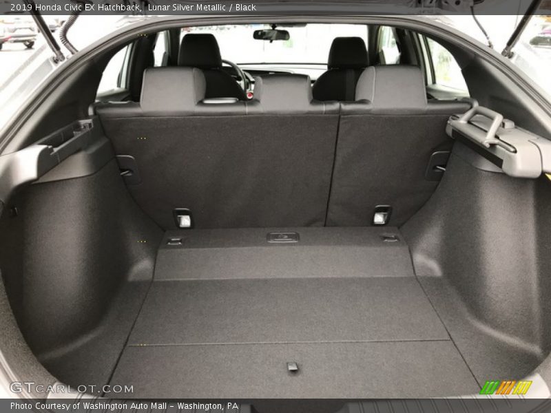 Lunar Silver Metallic / Black 2019 Honda Civic EX Hatchback