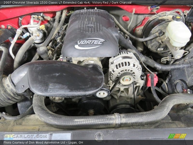 Victory Red / Dark Charcoal 2007 Chevrolet Silverado 1500 Classic LT Extended Cab 4x4