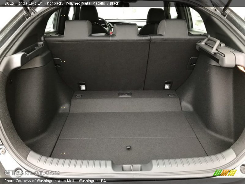 Polished Metal Metallic / Black 2019 Honda Civic EX Hatchback