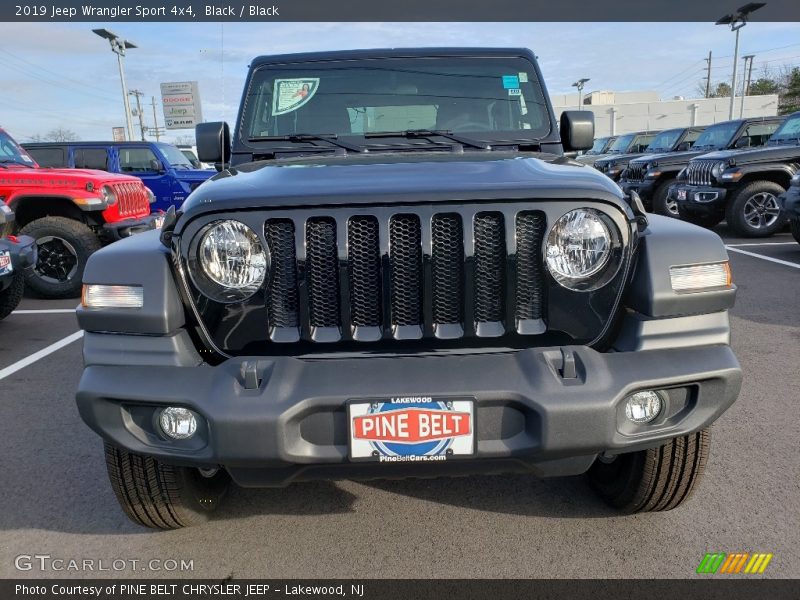 Black / Black 2019 Jeep Wrangler Sport 4x4