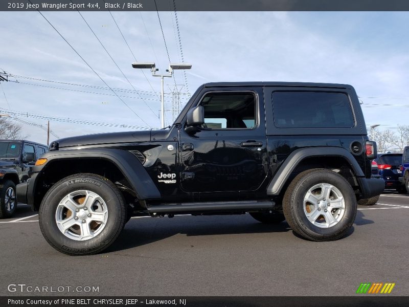 Black / Black 2019 Jeep Wrangler Sport 4x4