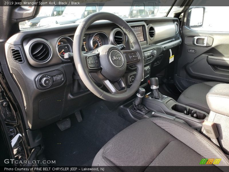 Black / Black 2019 Jeep Wrangler Sport 4x4