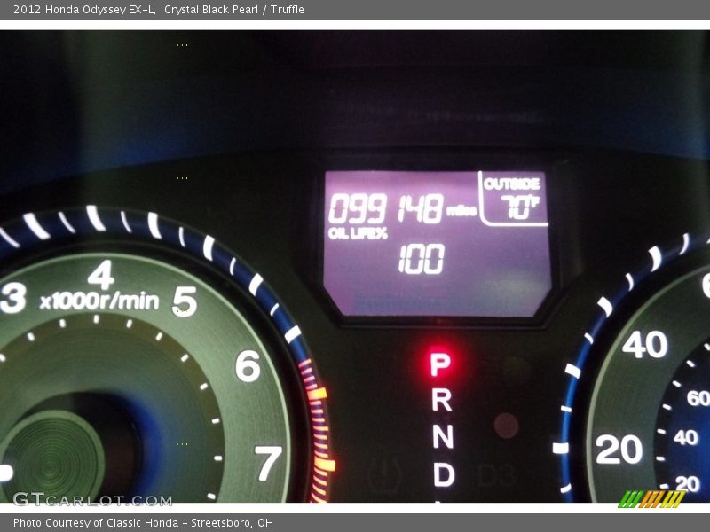 Crystal Black Pearl / Truffle 2012 Honda Odyssey EX-L