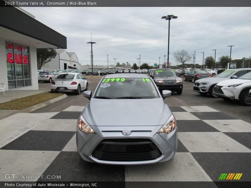 Chromium / Mid-Blue Black 2018 Toyota Yaris iA