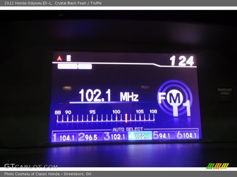 Crystal Black Pearl / Truffle 2012 Honda Odyssey EX-L