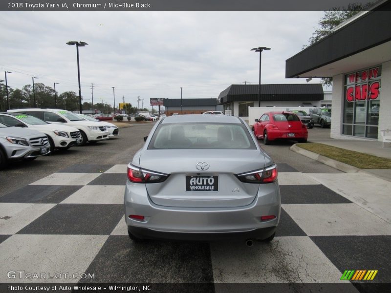 Chromium / Mid-Blue Black 2018 Toyota Yaris iA