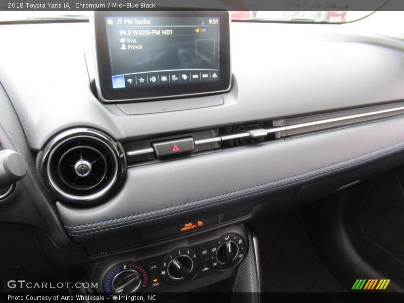 Chromium / Mid-Blue Black 2018 Toyota Yaris iA