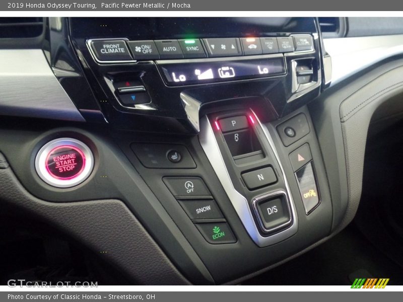 Pacific Pewter Metallic / Mocha 2019 Honda Odyssey Touring