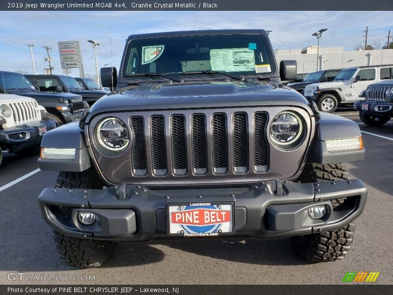 Granite Crystal Metallic / Black 2019 Jeep Wrangler Unlimited MOAB 4x4