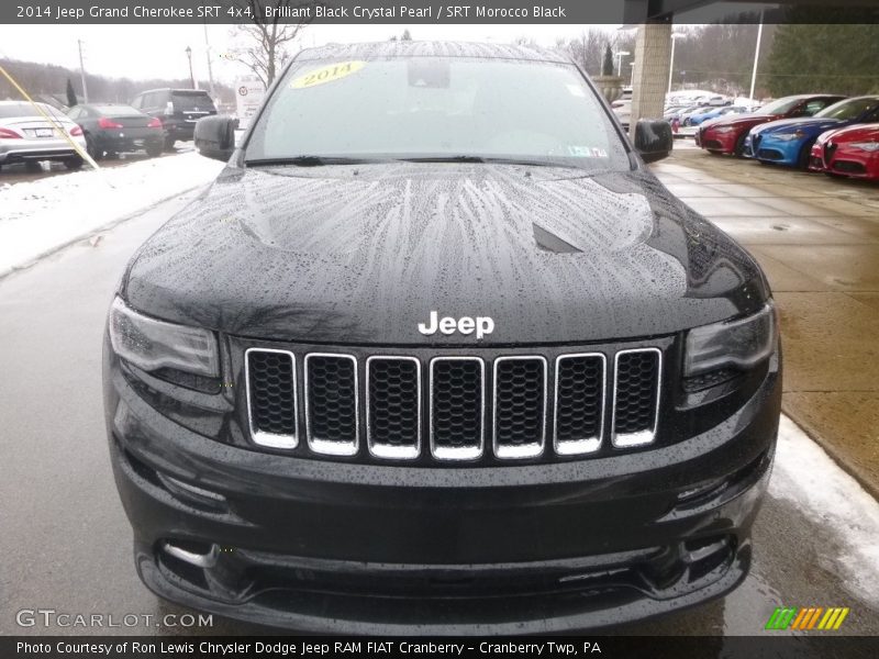 Brilliant Black Crystal Pearl / SRT Morocco Black 2014 Jeep Grand Cherokee SRT 4x4