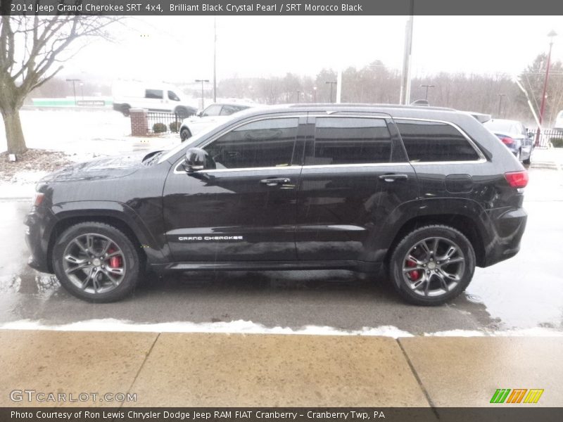 Brilliant Black Crystal Pearl / SRT Morocco Black 2014 Jeep Grand Cherokee SRT 4x4