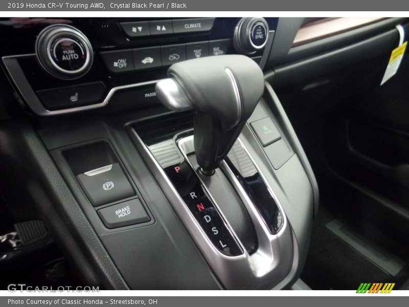 Crystal Black Pearl / Black 2019 Honda CR-V Touring AWD