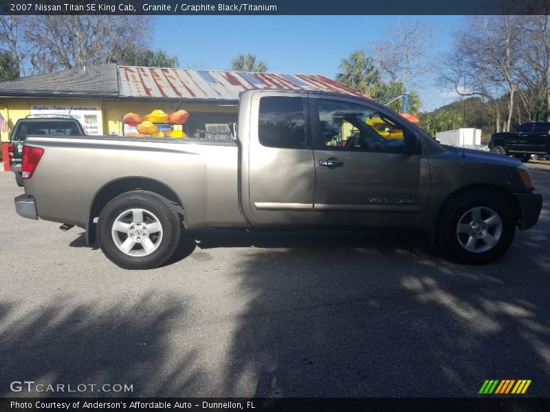 Granite / Graphite Black/Titanium 2007 Nissan Titan SE King Cab