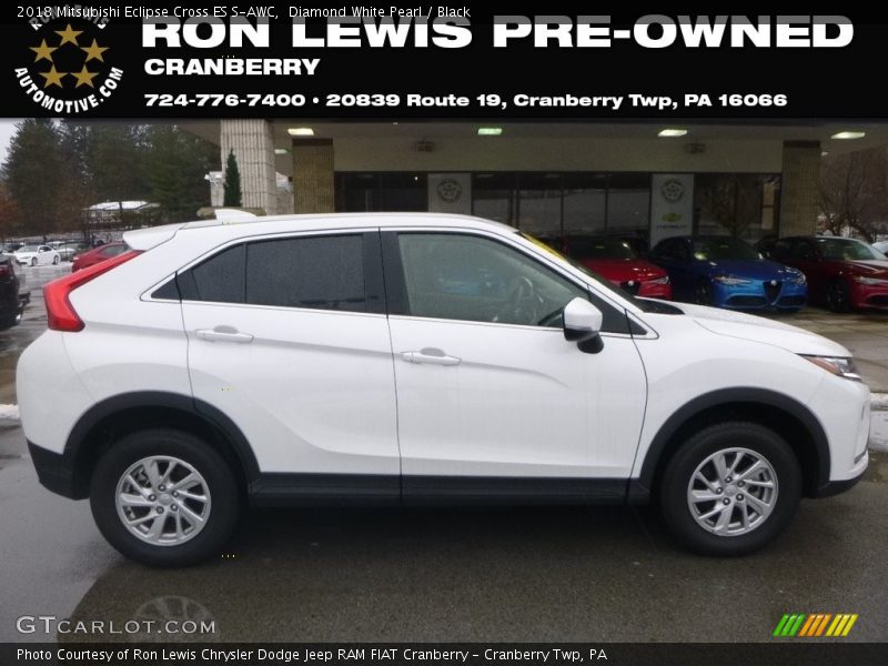 Diamond White Pearl / Black 2018 Mitsubishi Eclipse Cross ES S-AWC