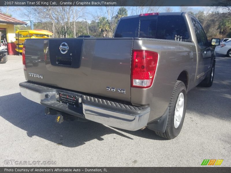 Granite / Graphite Black/Titanium 2007 Nissan Titan SE King Cab