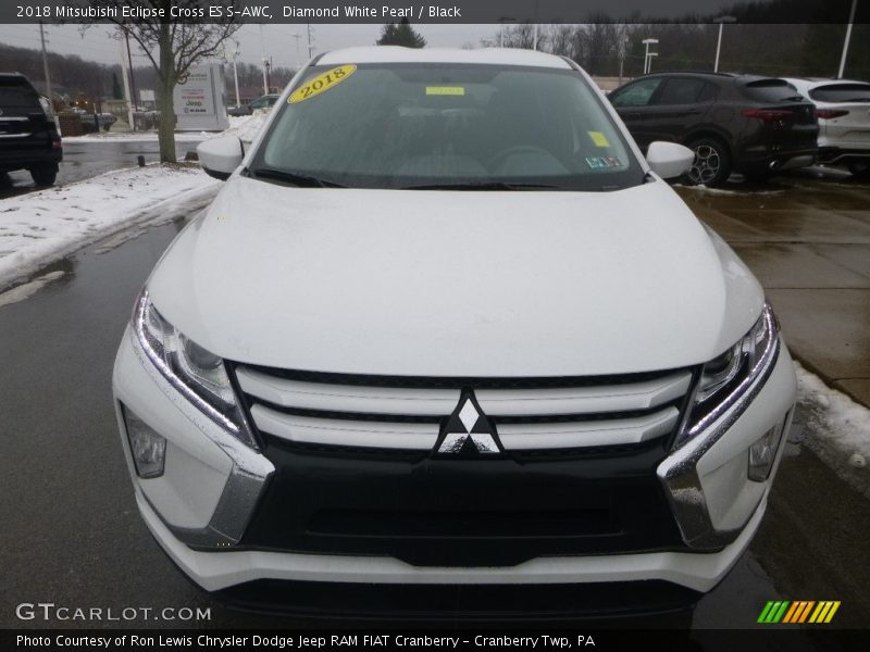 Diamond White Pearl / Black 2018 Mitsubishi Eclipse Cross ES S-AWC