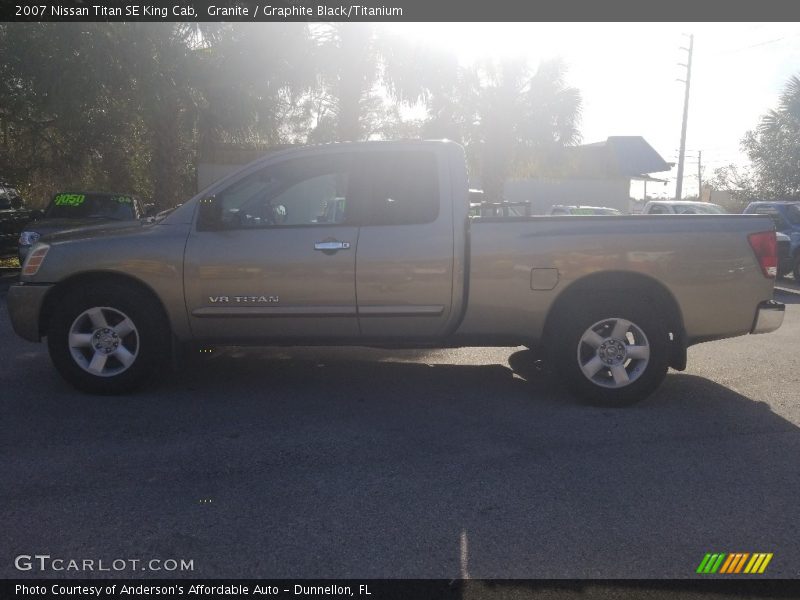 Granite / Graphite Black/Titanium 2007 Nissan Titan SE King Cab