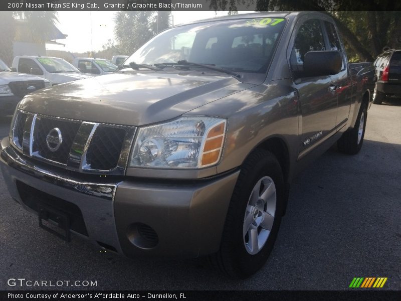 Granite / Graphite Black/Titanium 2007 Nissan Titan SE King Cab