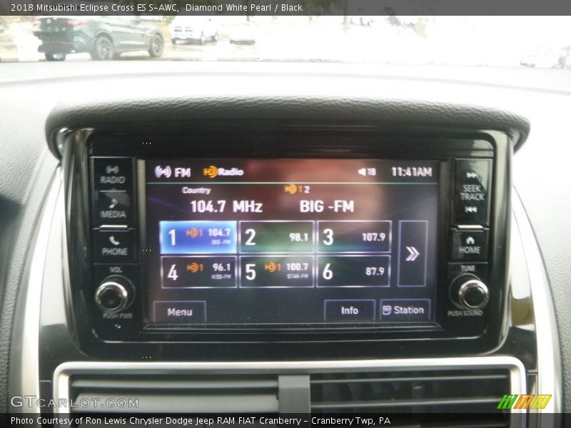 Diamond White Pearl / Black 2018 Mitsubishi Eclipse Cross ES S-AWC