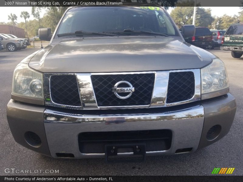 Granite / Graphite Black/Titanium 2007 Nissan Titan SE King Cab