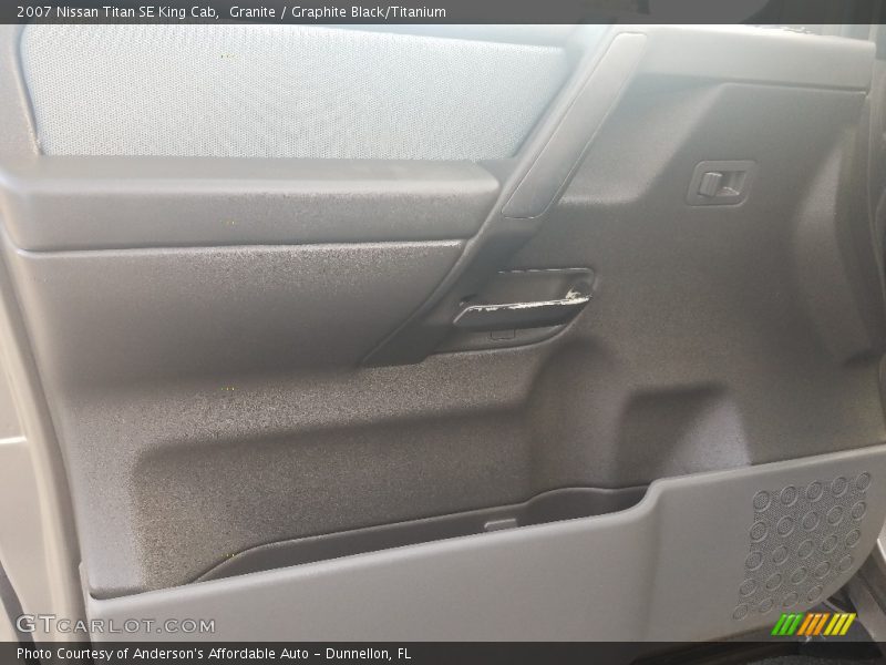 Granite / Graphite Black/Titanium 2007 Nissan Titan SE King Cab