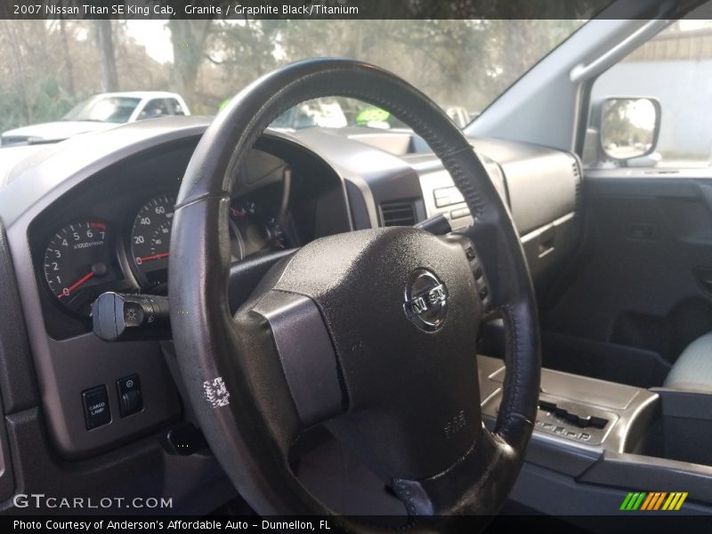Granite / Graphite Black/Titanium 2007 Nissan Titan SE King Cab