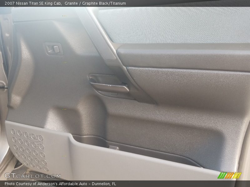 Granite / Graphite Black/Titanium 2007 Nissan Titan SE King Cab